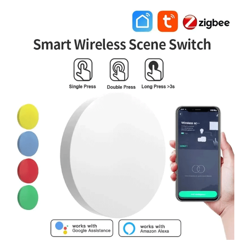 Smart Home Voice Control - Interruttore Wireless Intelligente Tuya ZigBee, Controllo