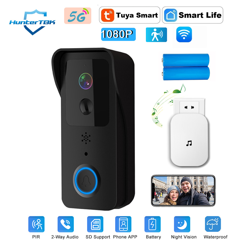Smart Home Video Doorbell Enhanced Security With Smart Doorbell - Campanello WiFi HD 1080P con Visione