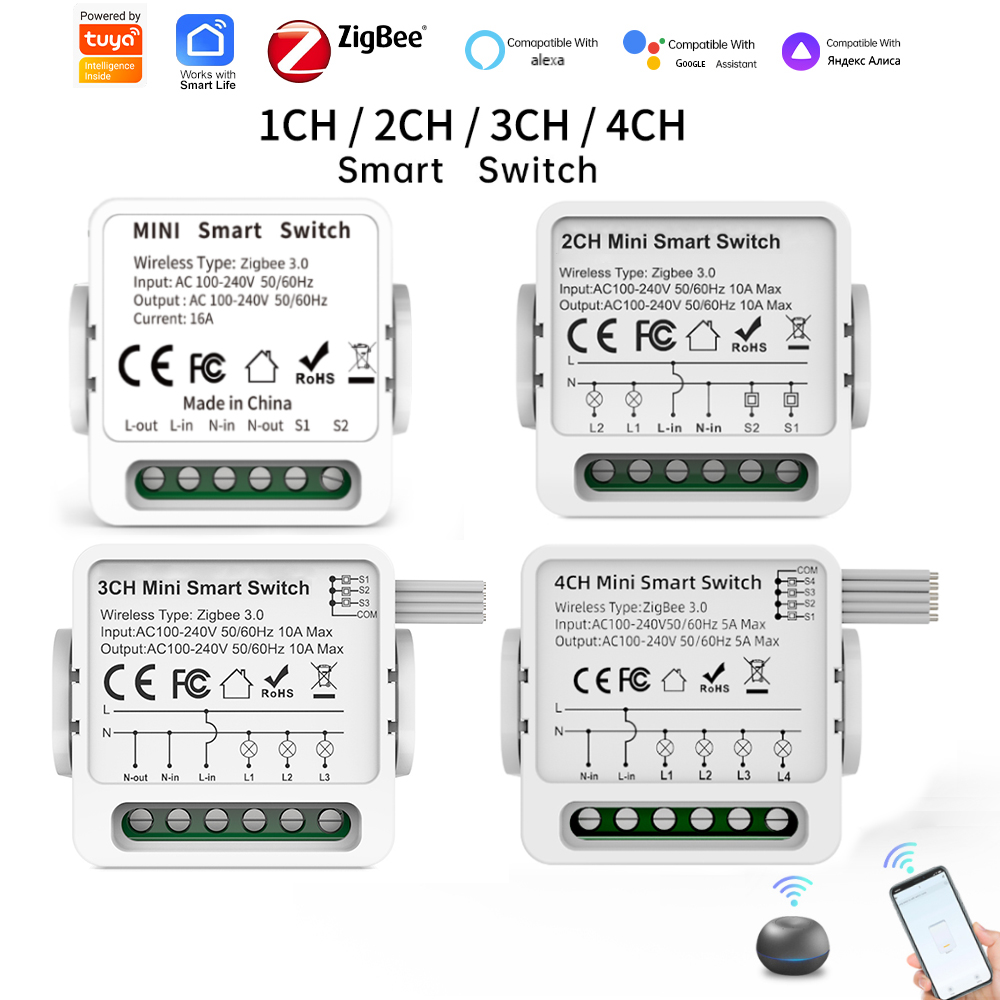 Smart Home Voice Control - Interruttore Intelligente Tuya Zigbee 3.0 a