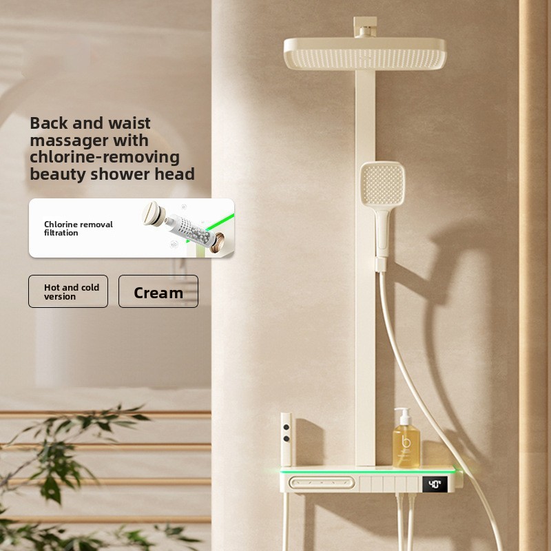 Smart Home Uses - Set Doccia in Rame con Display