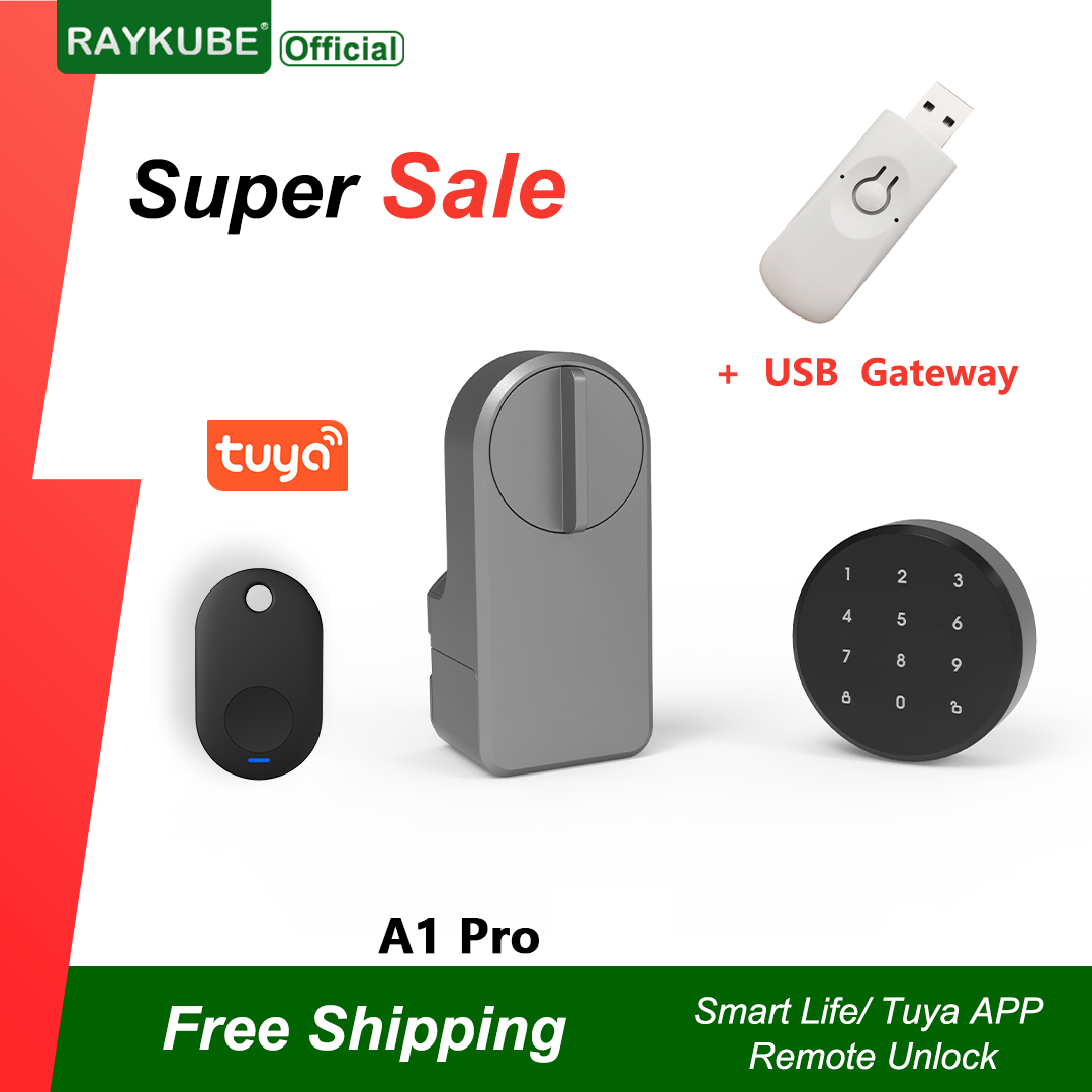 Smart Home Lock - RAYKUBE A1 Pro Tuya BEL Set