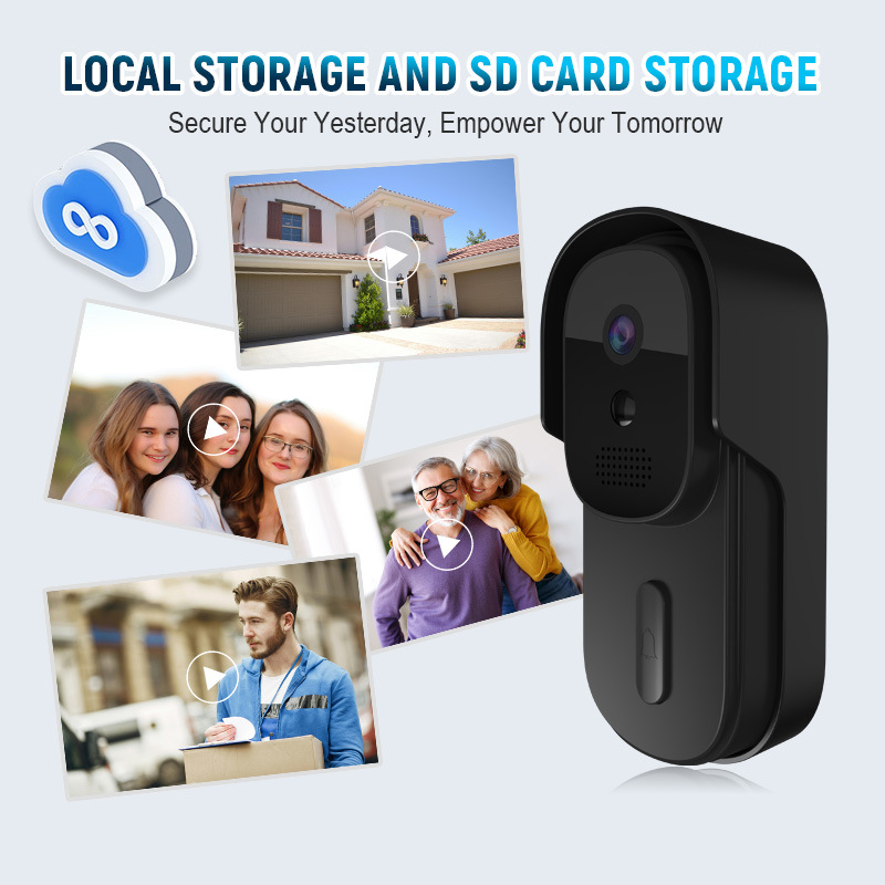 Smart Home Video Doorbell Enhanced Security With Smart Doorbell - Campanello Video Tuya 2MP Impermeabile 1080P