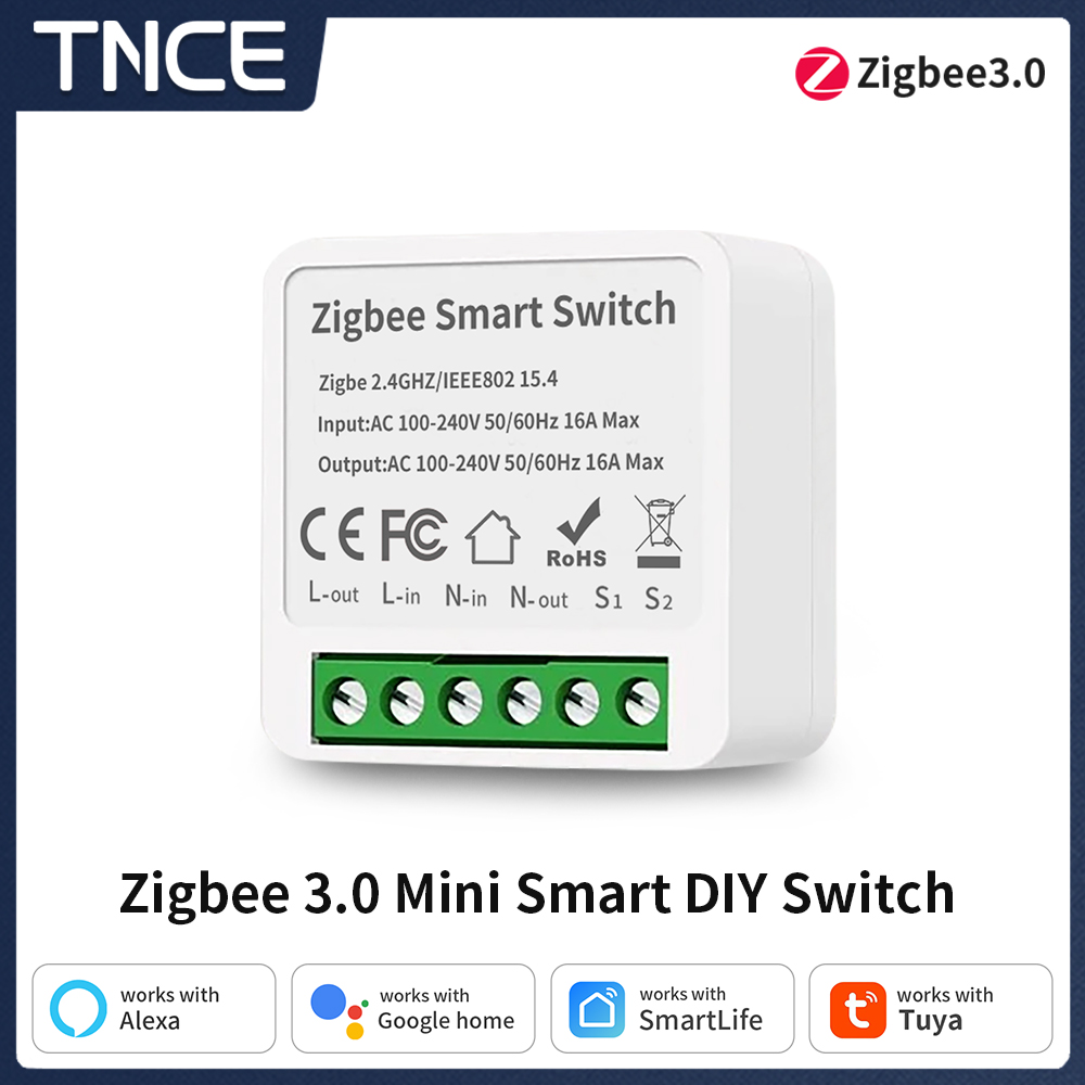 Smart Home Voice Control - Modulo Interruttore Intelligente TNCE Tuya 16A