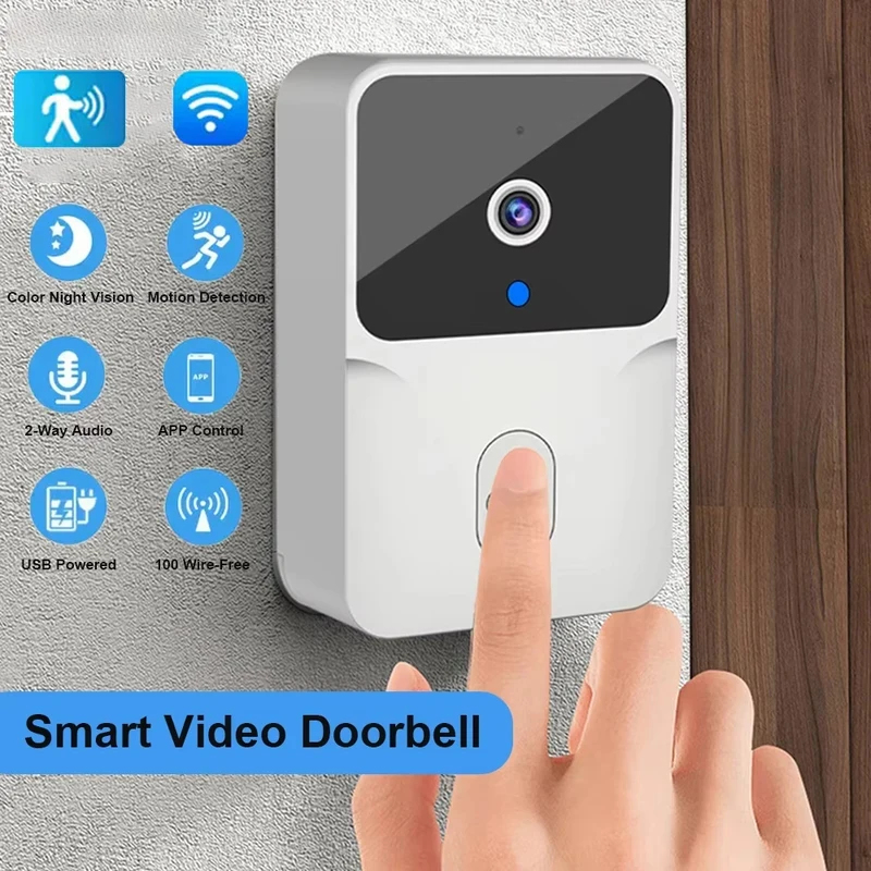 Smart Home Video Doorbell Enhanced Security With Smart Doorbell - Campanello Video WiFi Smart per Casa,