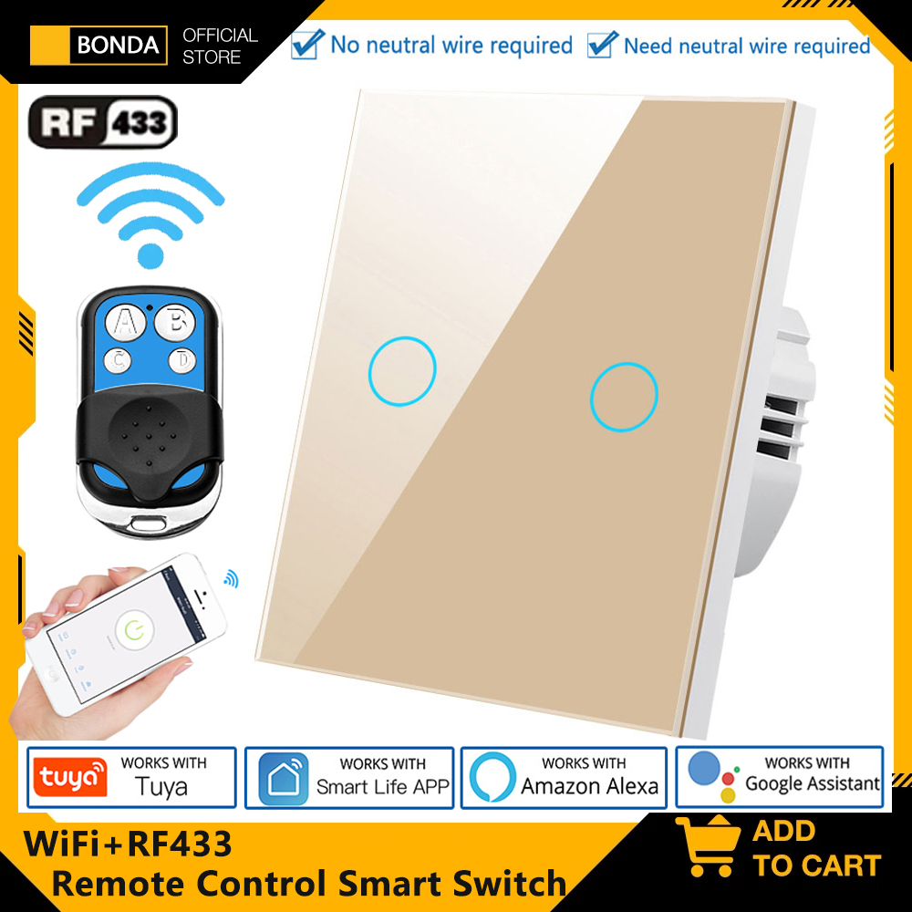 Smart Ir Remote Controller - Tuya EU WiFi + RF433 Interruttore