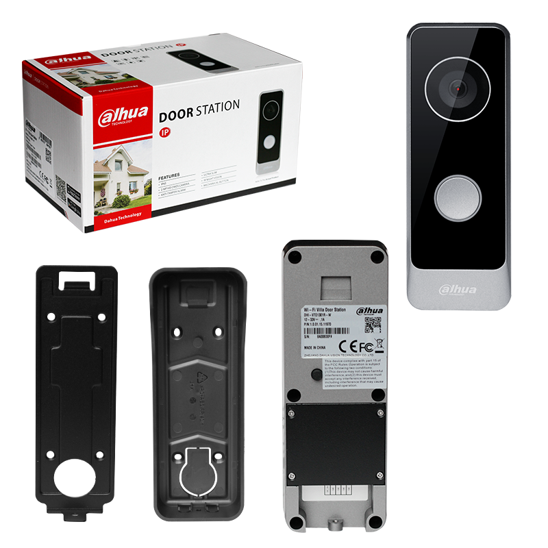 Smart Home Video Doorbell Enhanced Security With Smart Doorbell - Dahua VTO1301R-W Videocitofono WiFi Mini 1080P