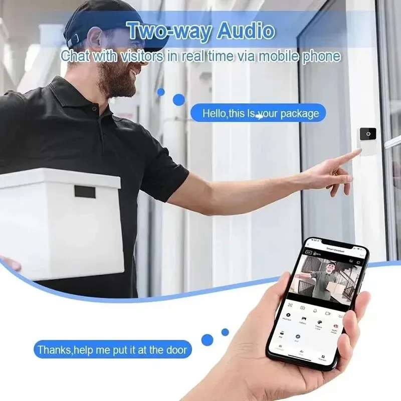Videocitofono WiFi con App Tuy - Smart Home Video Doorbell Enhanced Security With Smart Doorbell recensione e prezzo