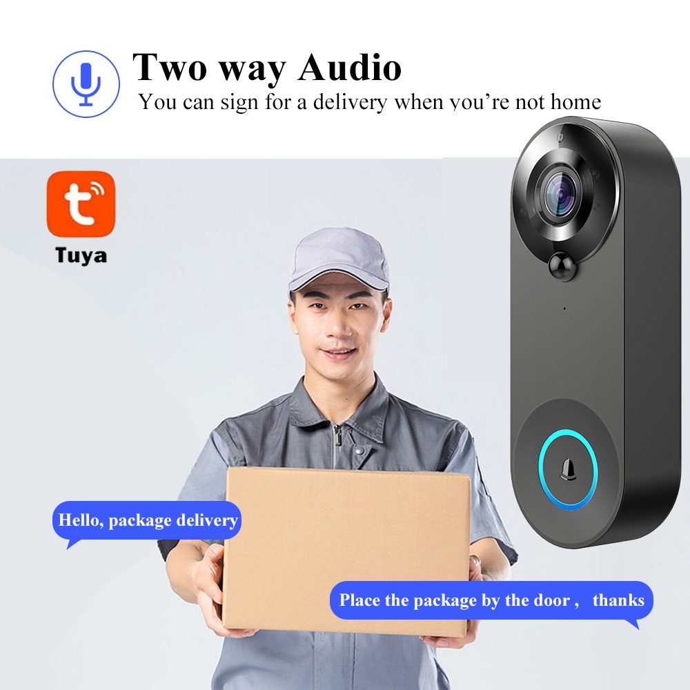 Tuya 1080P Wireless WIFI Campa - Smart Home Video Doorbell Enhanced Security With Smart Doorbell recensione e prezzo