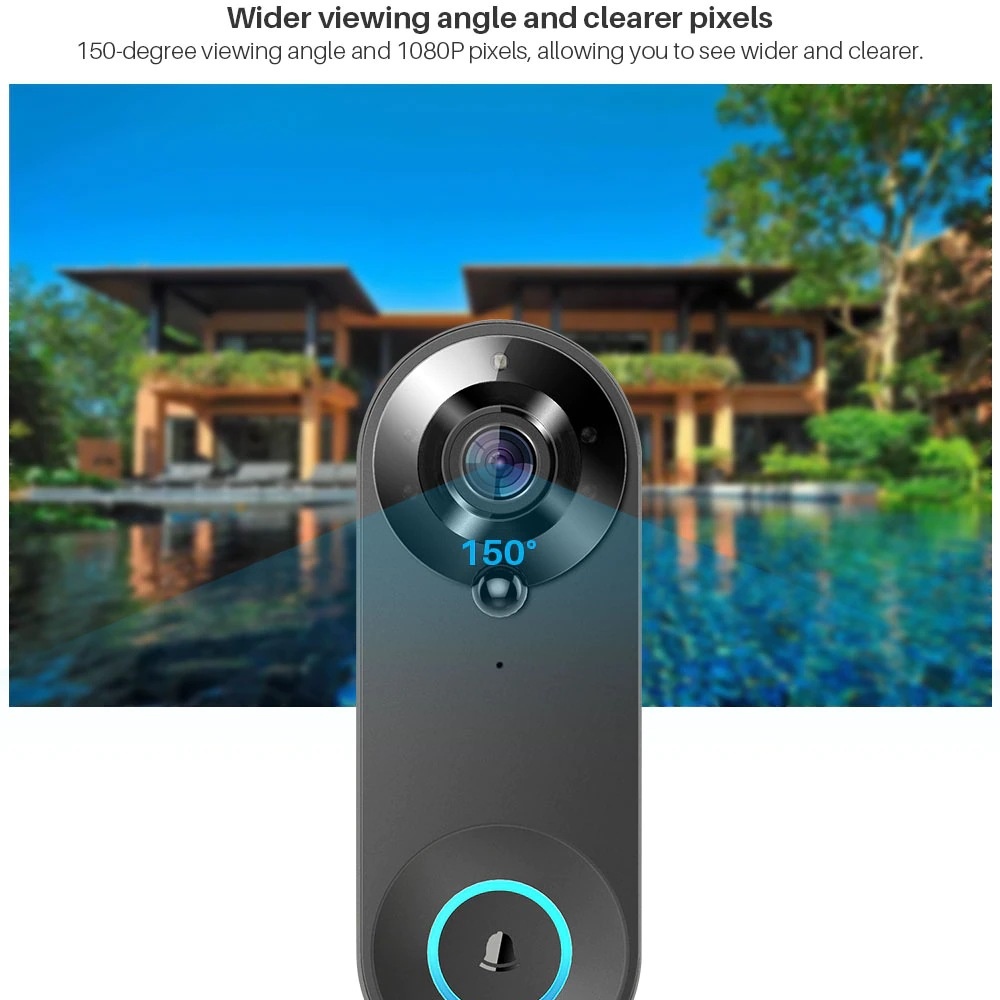 Tuya 1080P Wireless WIFI Campa - Smart Home Video Doorbell Enhanced Security With Smart Doorbell recensione e prezzo