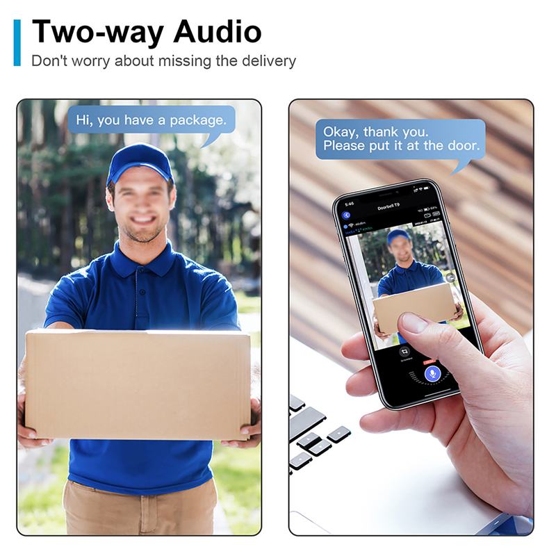 WiFi Smart Video Campanello Te - Smart Home Video Doorbell Enhanced Security With Smart Doorbell recensione e prezzo
