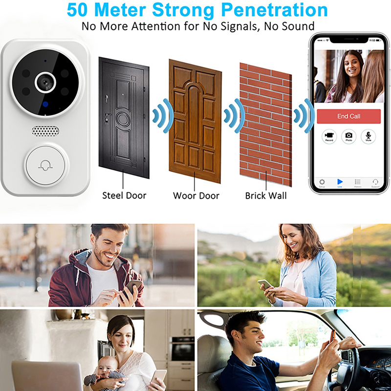 WiFi Smart Video Campanello Te - Smart Home Video Doorbell Enhanced Security With Smart Doorbell recensione e prezzo