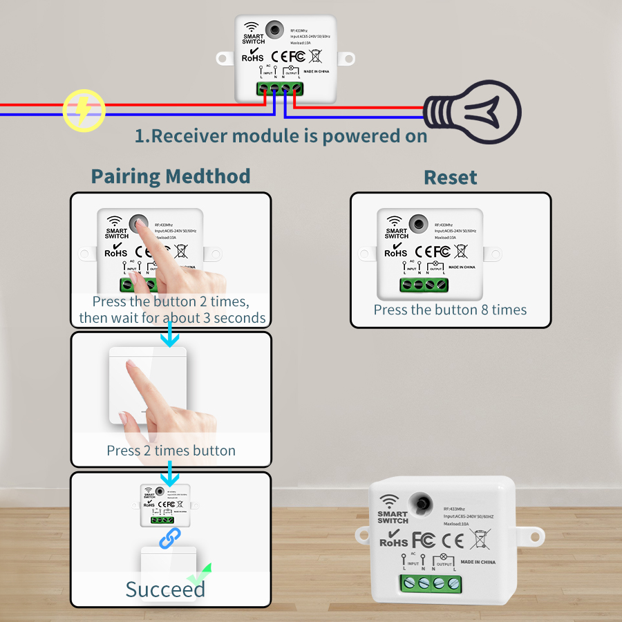RF 433 Mhz Telecomando Senza F - Smart Ir Remote Controller recensione e prezzo