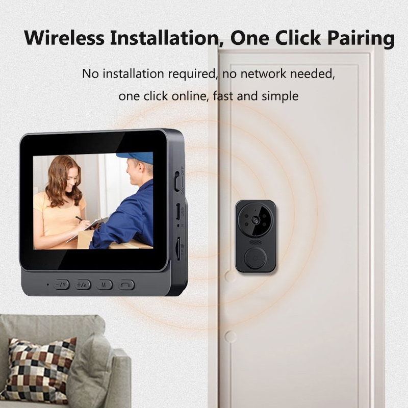 Videocitofono wireless WiFi da - Smart Home Video Doorbell Enhanced Security With Smart Doorbell recensione e prezzo