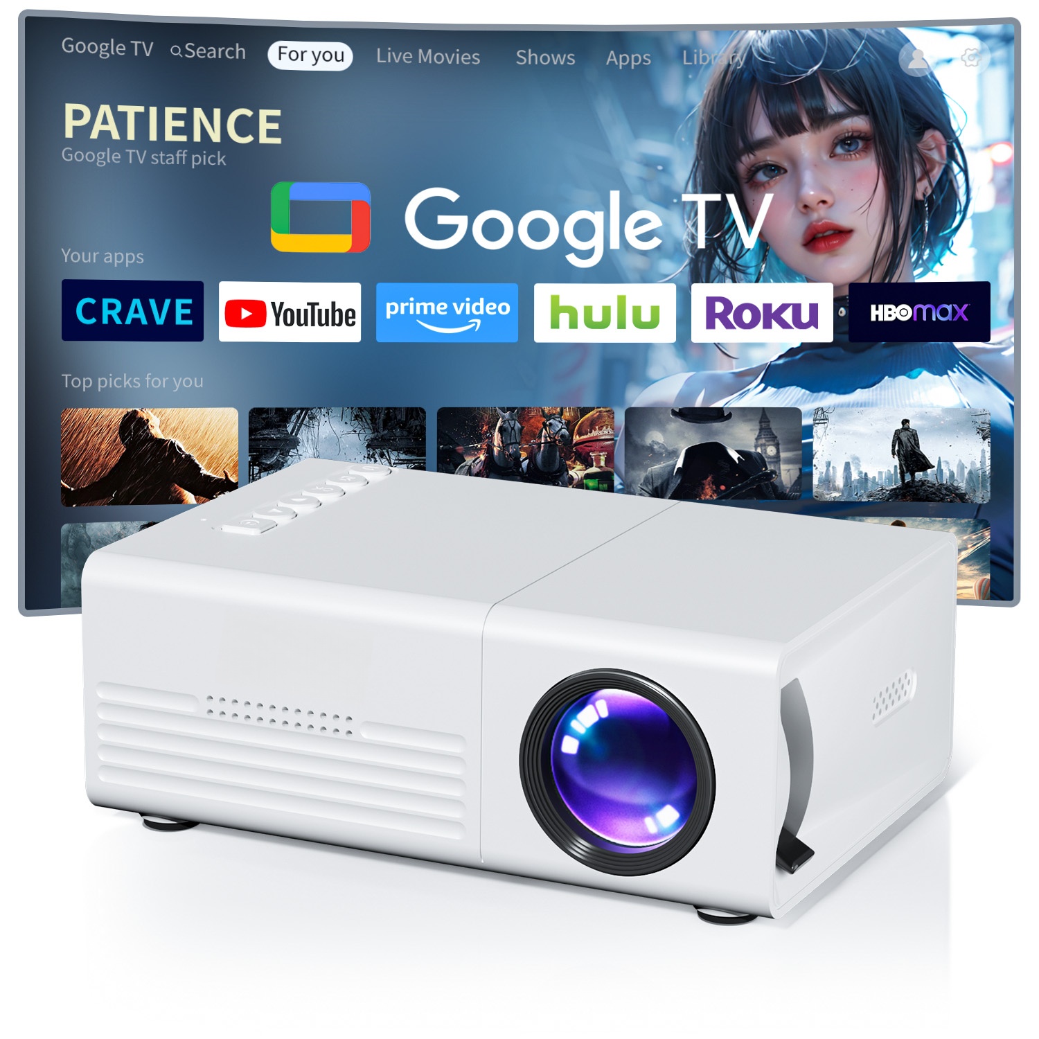 Mini Proiettore TFT LCD Wifi B - Smart Home Midea recensione e prezzo