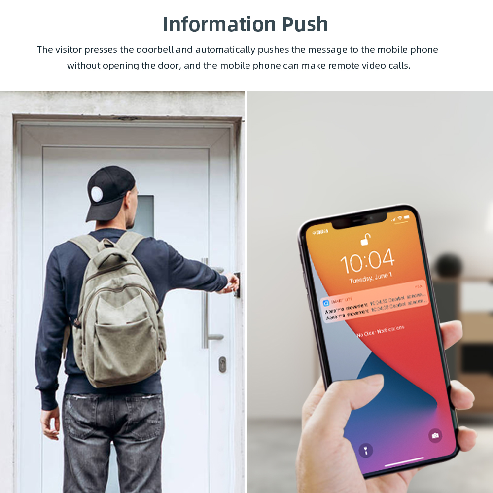 Campanello Video Tuya 2MP Impe - Smart Home Video Doorbell Enhanced Security With Smart Doorbell recensione e prezzo