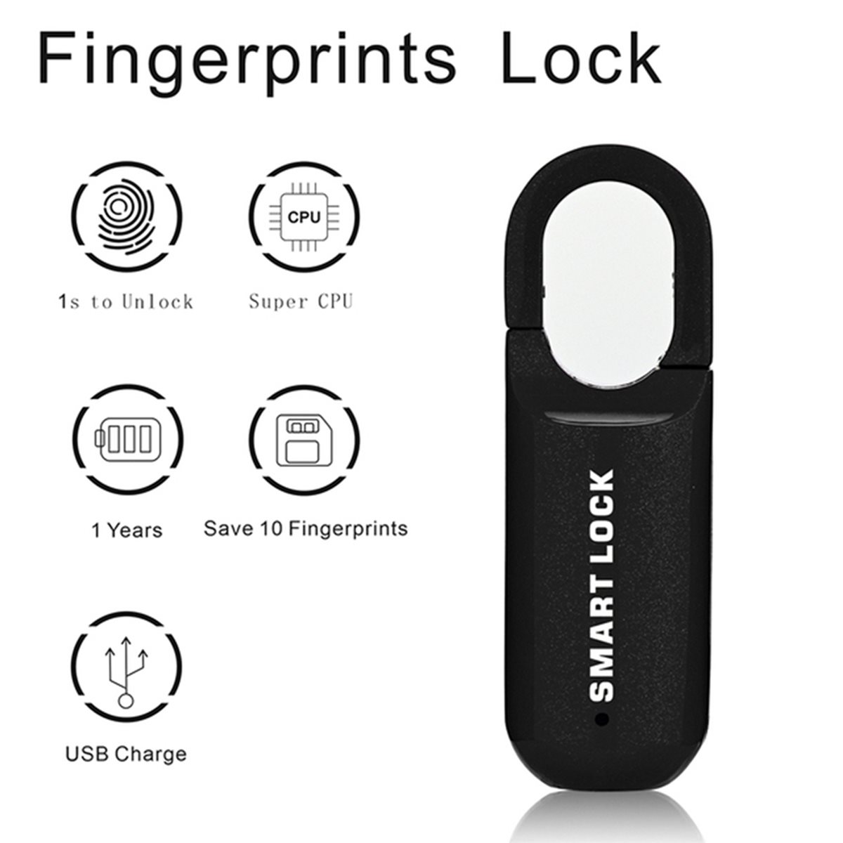 Lucchetto con impronta digital - Smart Home Lock recensione e prezzo